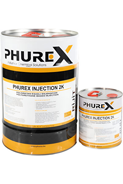 PHUREX ÇİFT KOMPONENTLİ POLİÜRETAN ENJEKSİYON MALZEMESİ