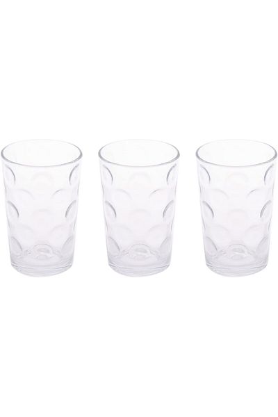 AKDC Celebrity Glass Tumbler 6Pcs Transparent M051