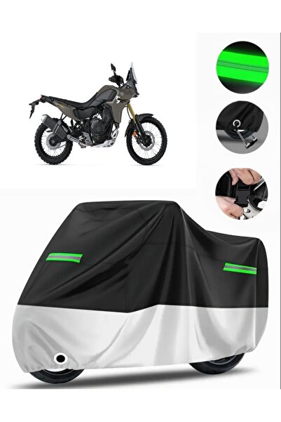 MotoEN غطاء دراجة نارية ممتاز متوافق مع حقيبة Yamaha Tenere 700 الخلفية (متوا...