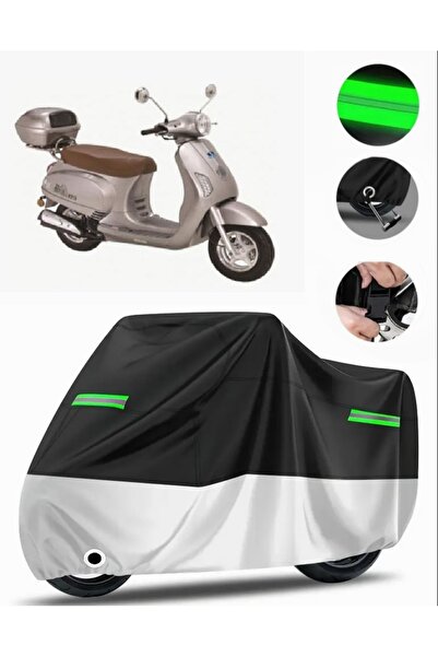 MotoEN Bisan Sardes 125 حقيبة خلفية متوافقة مع القماش المشمع الممتاز للدراجات...
