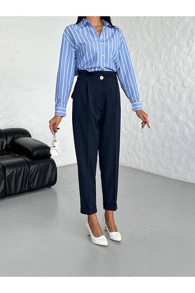 JANSO GROUP -Women's Narrow Leg Double Fabric Pants