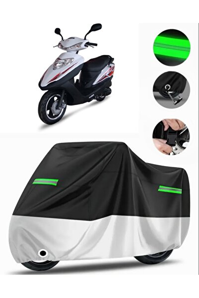 MotoEN غطاء دراجة نارية ممتاز متوافق مع حقيبة Kuba Raden 125 (متوافق مع القفل...