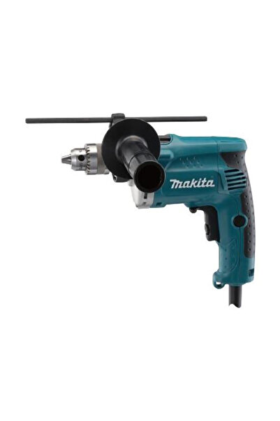 Makita مثقاب HP1230 للبناء والصلب والخشب، مقاس 10 مم، 400 وات، 0-2900 دورة في...