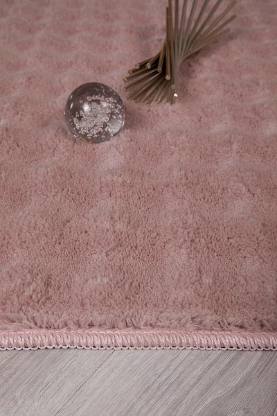 Myevilla Plush Soft Washable Bubble Cat Bed - Dog Bed Cushion Pink