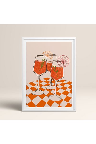 HOMEPACK Pictură cu un singur cadru din lemn Pictură poster dintr-o bucată TK/913