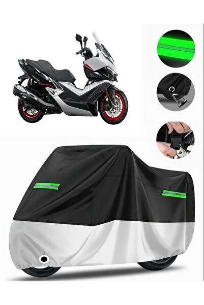 MotoEN Kymco Xciting Vs 400 Compatible Motorcycle Tarpaulin Premium (Lock Com...