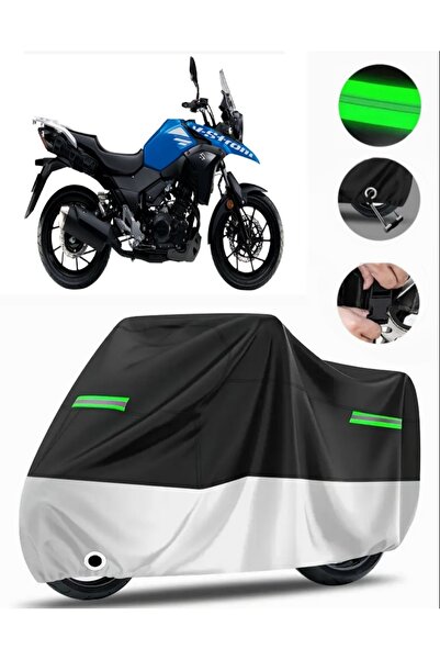 MotoEN سوزوكي V-Strom 250 حقيبة خلفية متوافقة مع القماش المشمع الممتاز للدراج...
