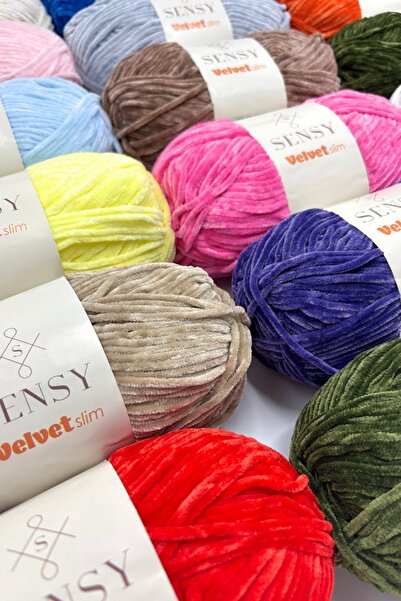 SENSY Velvet Slim Hand Knitted Blanket Rope for Sweater, Baby and Cumin