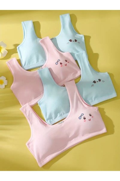 TRAJE DEN 1 Piece Mixed Color Girls Underwear Bra