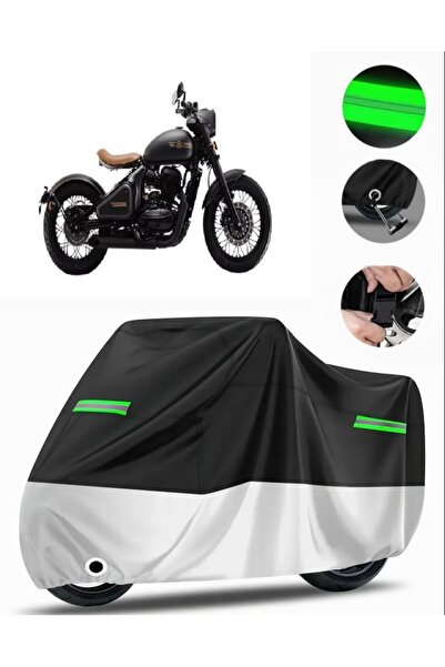 MotoEN حقيبة Jawa Perak الخلفية المتوافقة مع القماش المشمع الممتاز للدراجات ا...