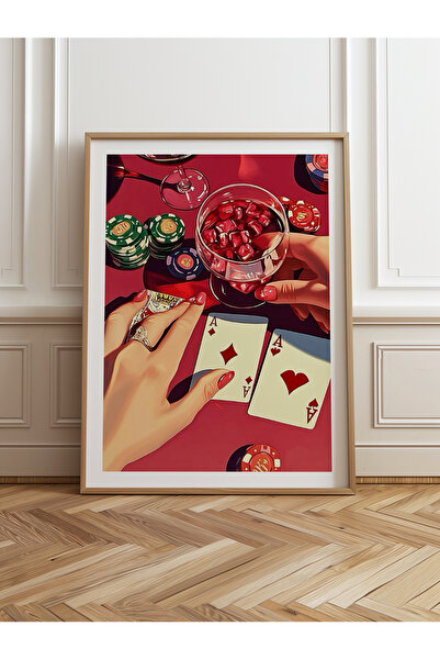 HOMEPACK Единична картина в дървена рамка, единичен плакат, картина TK/918