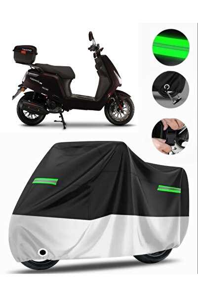 MotoEN Falcon Techno 50 Efi Rear Bag Compatible Premium Motorcycle Tarpaulin ...