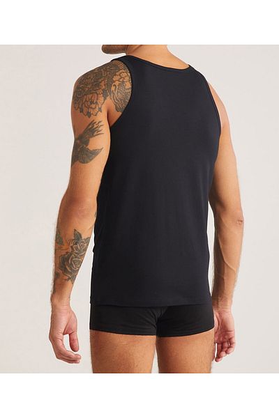 Kom Men's Cotton & Modal Basic Strap 4 Pieces Undershirt Lk.01.09.Ll.019