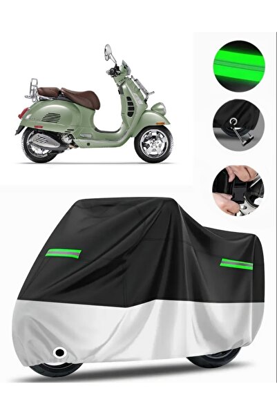 MotoEN حقيبة Vespa GTV الخلفية المتوافقة مع القماش المشمع الممتاز للدراجات ال...