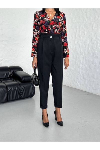 JANSO GROUP -Women's Narrow Leg Double Fabric Pants
