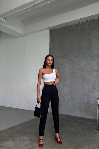 JANSO GROUP -Women's Narrow Leg Natural Cloth Pants