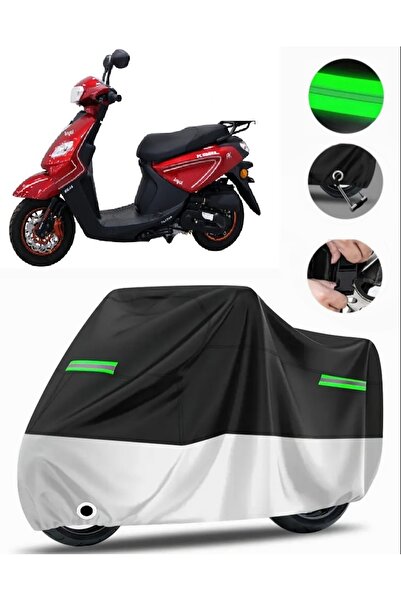 MotoEN Kral Motor KR-44 Pion 50 حقيبة خلفية متوافقة مع القماش المشمع للدراجات...