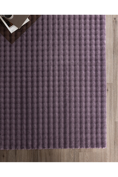 Madame Coco Vivre Bubble Halı - Koyu Mürdüm - 120x180 cm