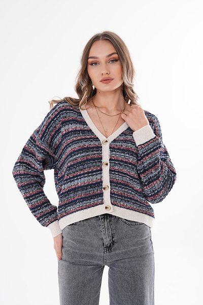 ŞİMAL Cardigan tricotat pentru femei, cu închidere cu nasturi 250338   -