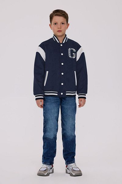 Guess Bg Store Boy's Navy Blue Jacket