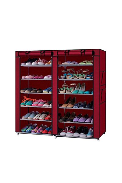 sharpdo 12 Layer Shoe Rack 120x118x30 centimeter