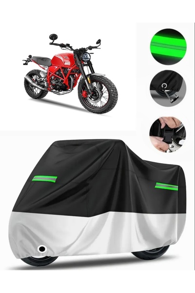 MotoEN ل Yuki ZY125-15A حقيبة خلفية تشويش إذاعي متوافقة مع القماش المشمع للدر...