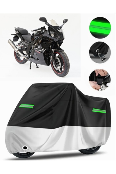 MotoEN غطاء دراجة نارية ممتاز متوافق مع Daelim Roadwin 250 (متوافق مع القفل) ...