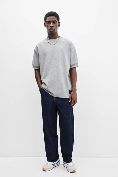 Pull & Bear Interlock short sleeve sweatshirt