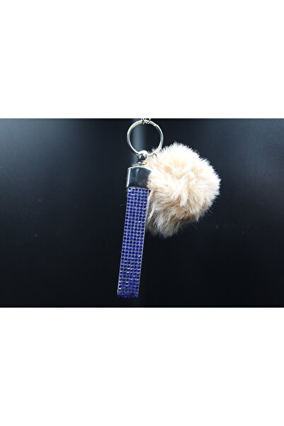 sıcak köşe سلسلة مفاتيح ساكس بلو ستون صغيرة مع خيار بوم بوم