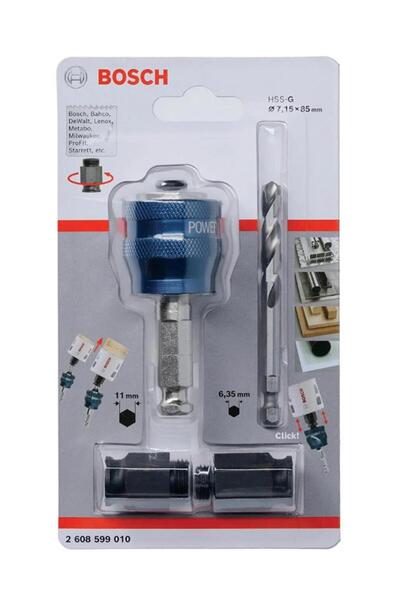 Bosch 4 Parça Panç Adaptör Seti 80mm/9mm