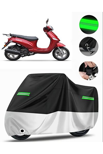 MotoEN حقيبة ظهر Kanuni Wiki 125i متوافقة مع القماش المشمع للدراجات النارية P...