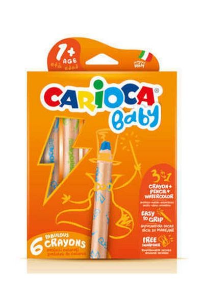 CARIOCA 3 In 1 Jumbo Baby Wooden Body Paint Pen