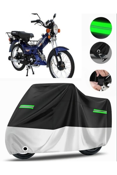MotoEN حقيبة ظهر Mondial 100 Hyena X متوافقة مع القماش المشمع للدراجات الناري...