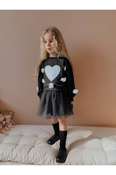 hira kids collection SUKNJE I TOP SET SA ŠTAMPOM DEVOJČIČINOG SRCA Til