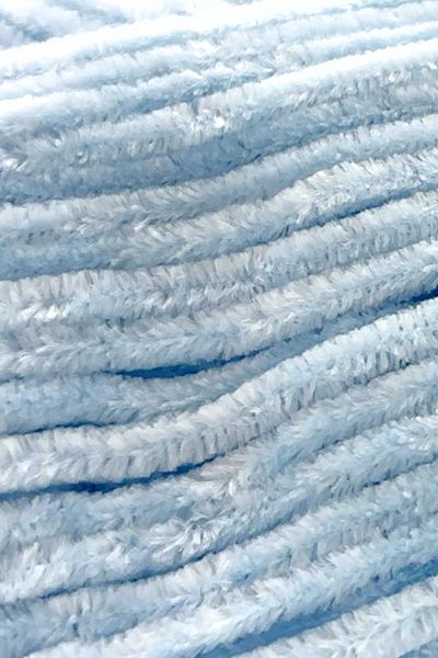 SENSY Velvet Slim Hand Knitting Rope Sweater Rope Baby Blanket Rope Velvet Rope Amigurumi Rope Baby Blue