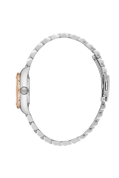 Daniel Klein Rose Gold Rose Black Fabric Wristwatch 3 Atm Water Resistant Stone Taasisim