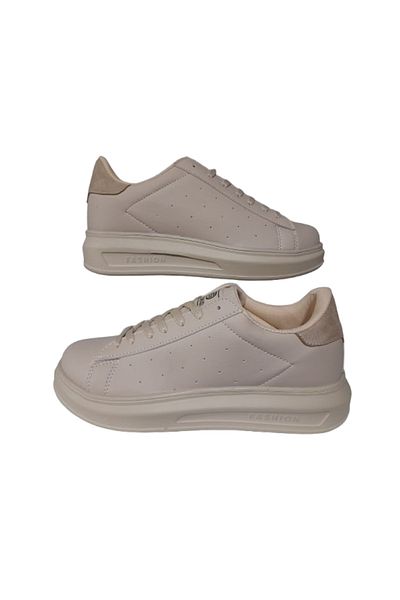 DarkStep Μπεζ με κορδόνια Unisex καθημερινά κομψά αθλητικά παπούτσια