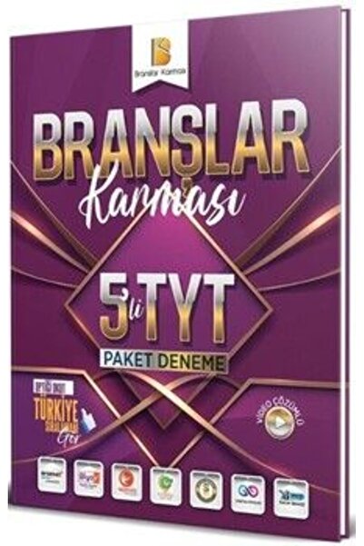 Genel Markalar Krallar Karması TYT Branşlar Karması 5 li Paket Deneme