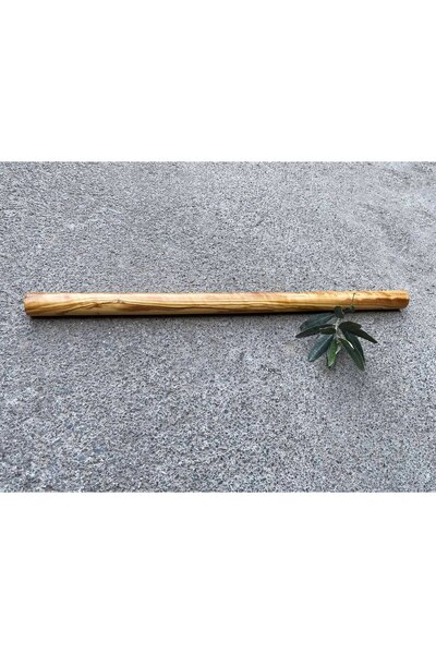 egedeneve El Yapımı Doğal Zeytin Ağacı Ahşap Oklava - Paris Koleksiyonu – 42 x 2 cm