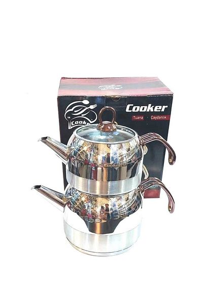 Cooker Tuana Steel Teapot Family Size Copper