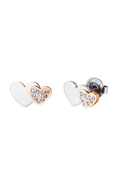 Daniel Klein Dkj.3.5011.2 Heart Detailed Metal Women's Earrings