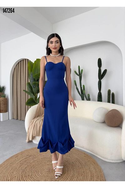 JANES Rochie midi roșie cu tivul adunat, rochie elegantă pentru ocazii speciale