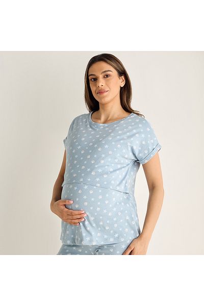 FAV All-Over Print Cotton Maternity Pyjama Set