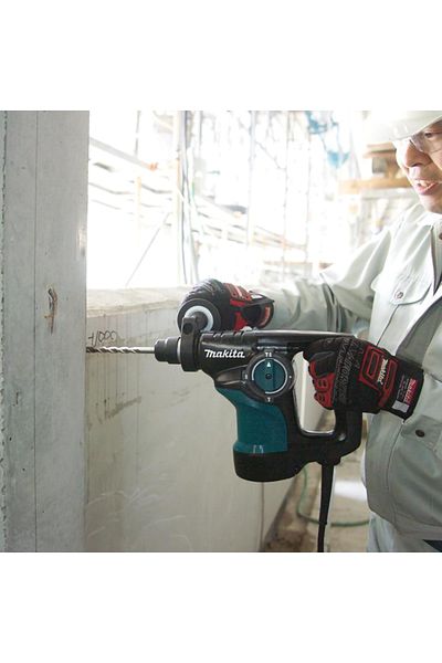 Makita Makita HR2810 Rotary Hammer Machine For Concrete , Steel , Wood , 28mm , 3 Operation Modes, 800W