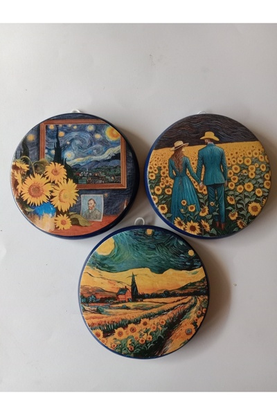 ZeyMin Art Mutfak Temalı 3 lü Duvar Süsü