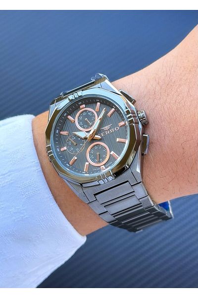 FERRO Asw123-I1892Fr Steel Cord Men's Wristwatch Clock