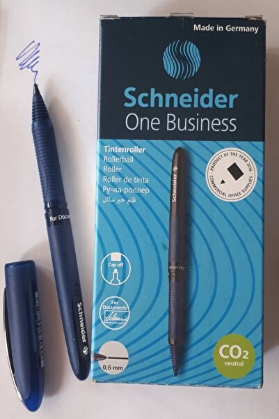 Pilot / Roller Kalem MAVİ Schneider One Business 0.6 mm Uç 10 adetli Kutu