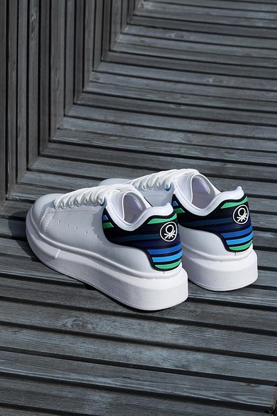 Benetton White Men's Sneaker
