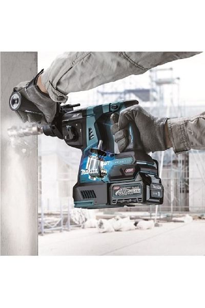 Makita مطرقة دوارة لاسلكية HR003GM2، للخرسانة والصلب والخشب، 3 أوضاع تشغيل، 40 فولت، 2.9 جول