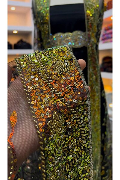 SOLİN YÖRESEL Kadın Yöresel Elbise Kaftan Abiye Kumaşı 3 metre alt 3 metre üst